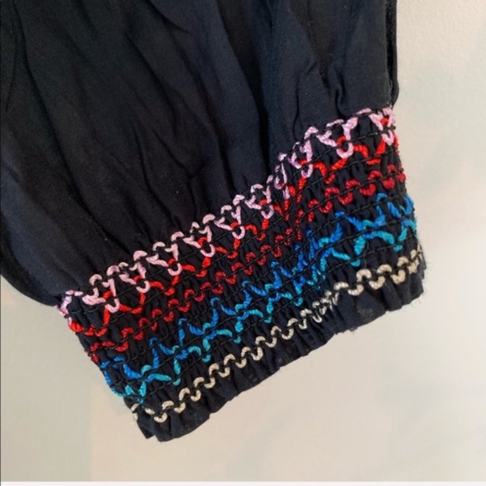 Free People Sunbeams Embroidered Mini Dress XS NWT - Picture 9 of 9